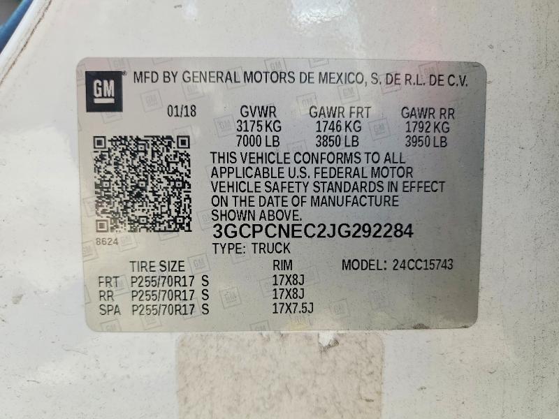 2018 Chevrolet Silverado C1500