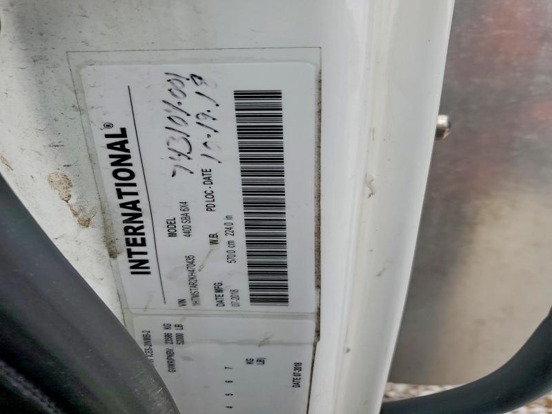 2019 International 4400 BOX Truck