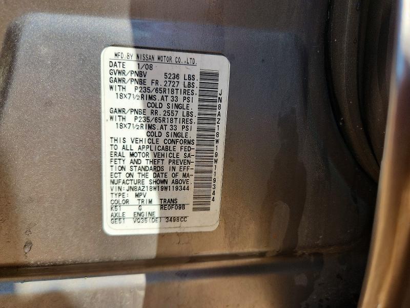 2009 Nissan Murano s