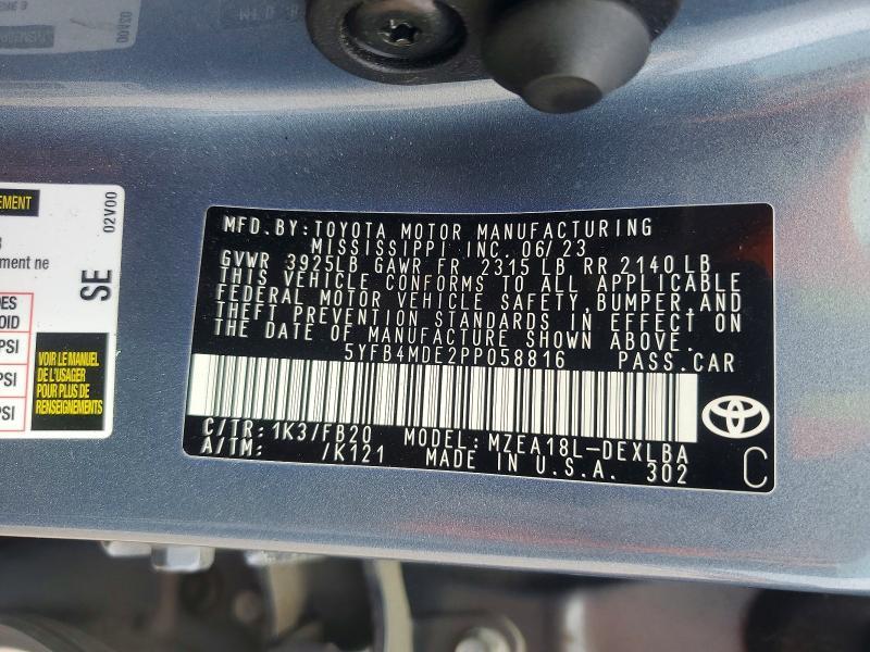 2023 Toyota Coroalla