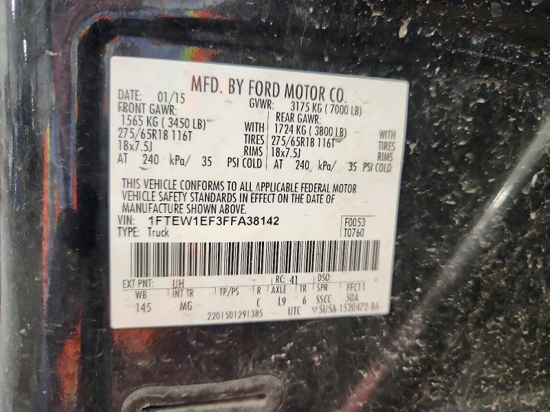 2015 Ford F150 Supercrew