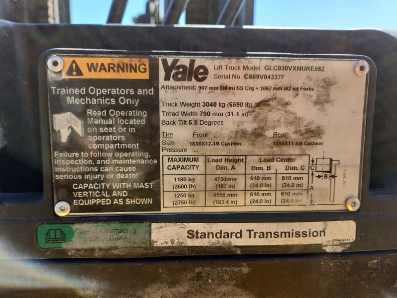 2008 Yale Forklift