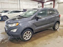 Ford salvage cars for sale: 2022 Ford Ecosport se