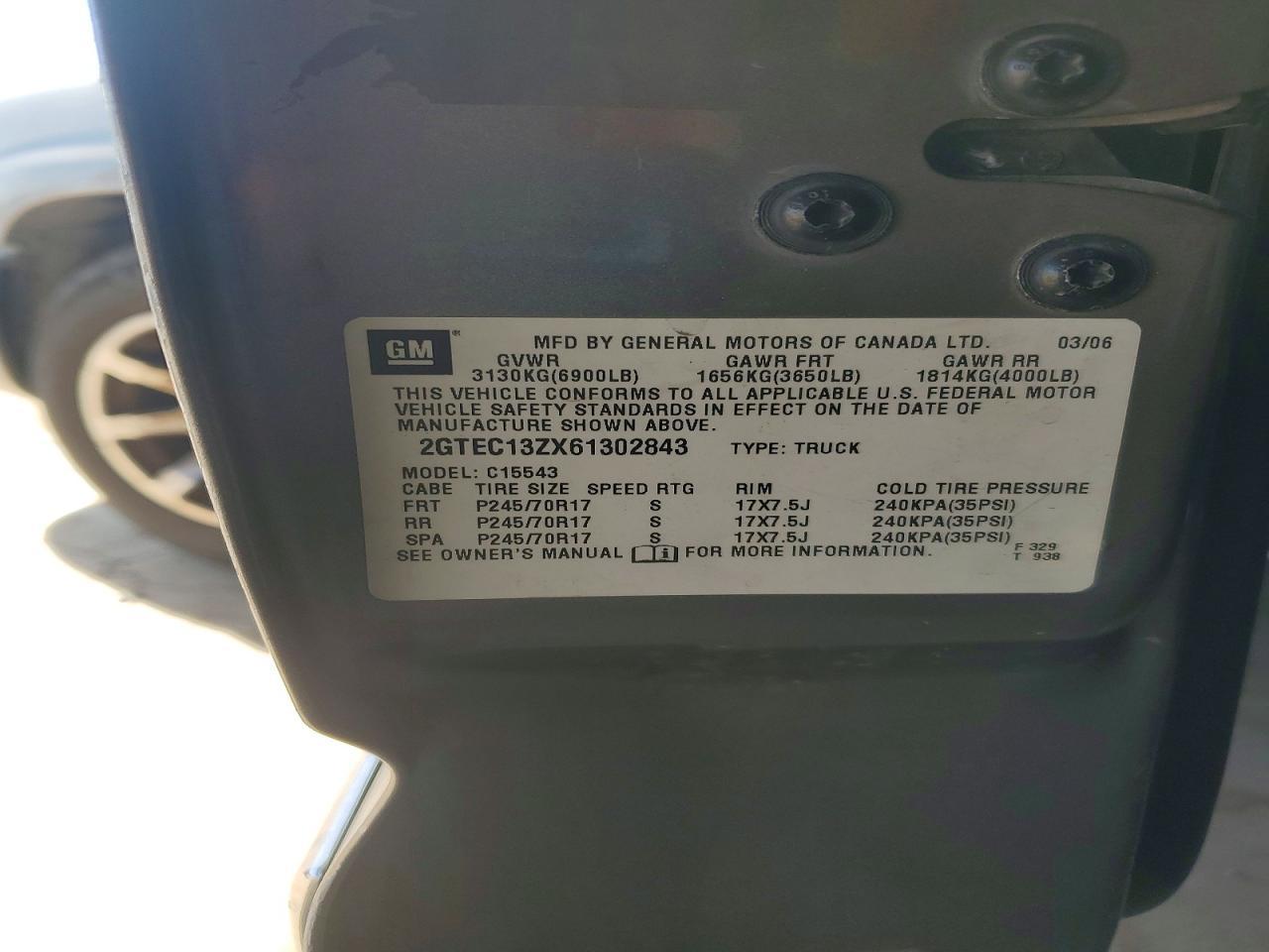2006 GMC New Sierra C1500