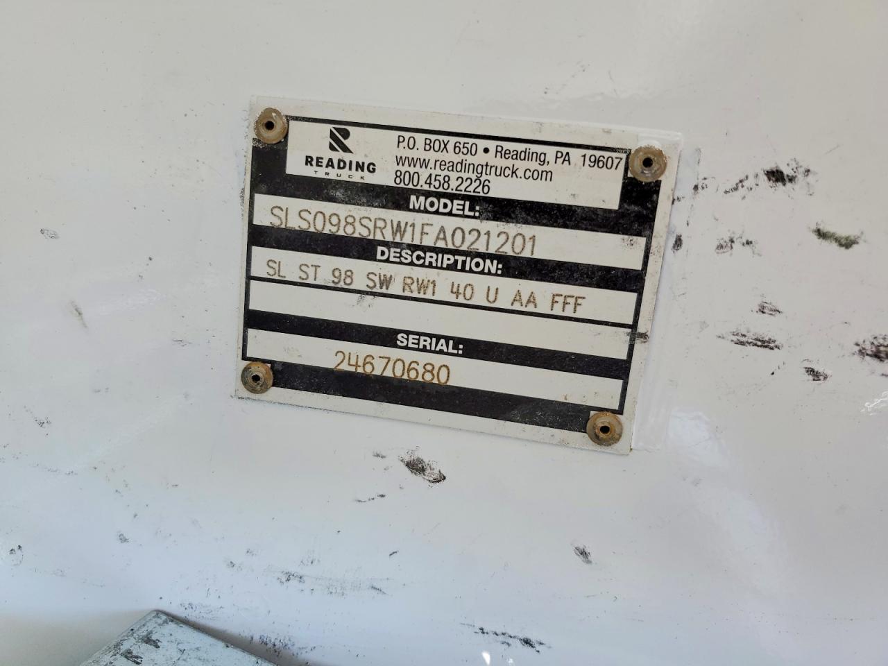 2024 Reading Heavy Duty Trucks-Utility / Service BED