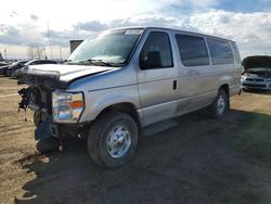 Salvage trucks for sale at Rocky View County, AB auction: 2014 Ford Econoline E350 Super Duty Wagon