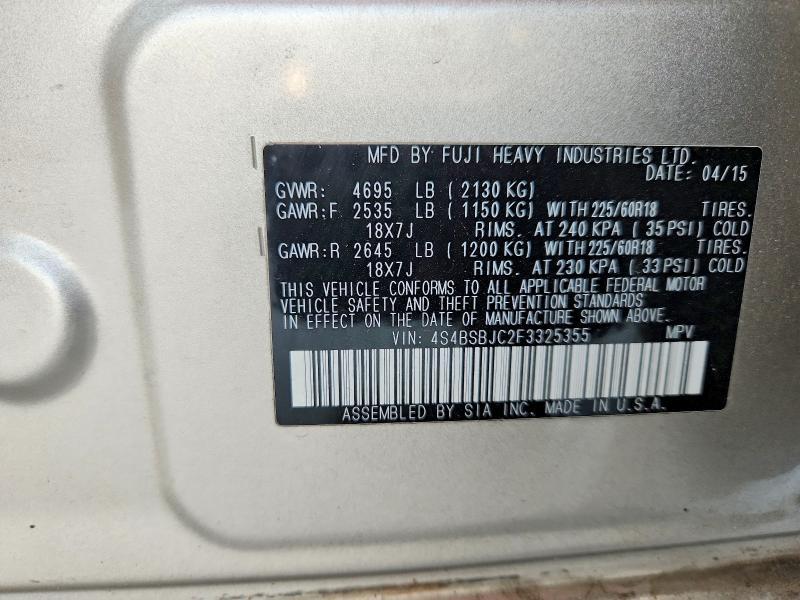 2015 Subaru Outback 2.5i Limited