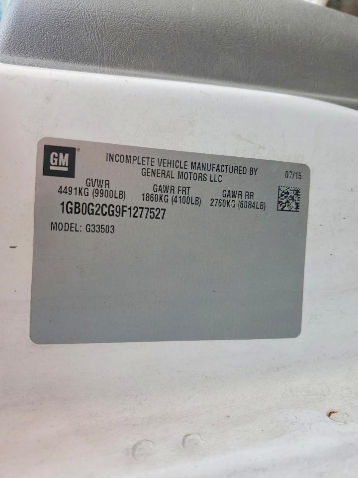 2015 Chev Express G3500