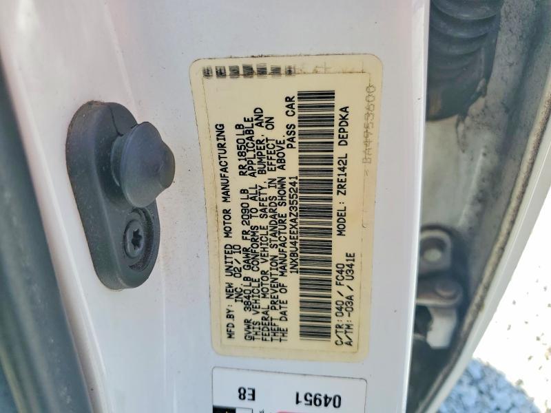 2010 Toyota Corolla le