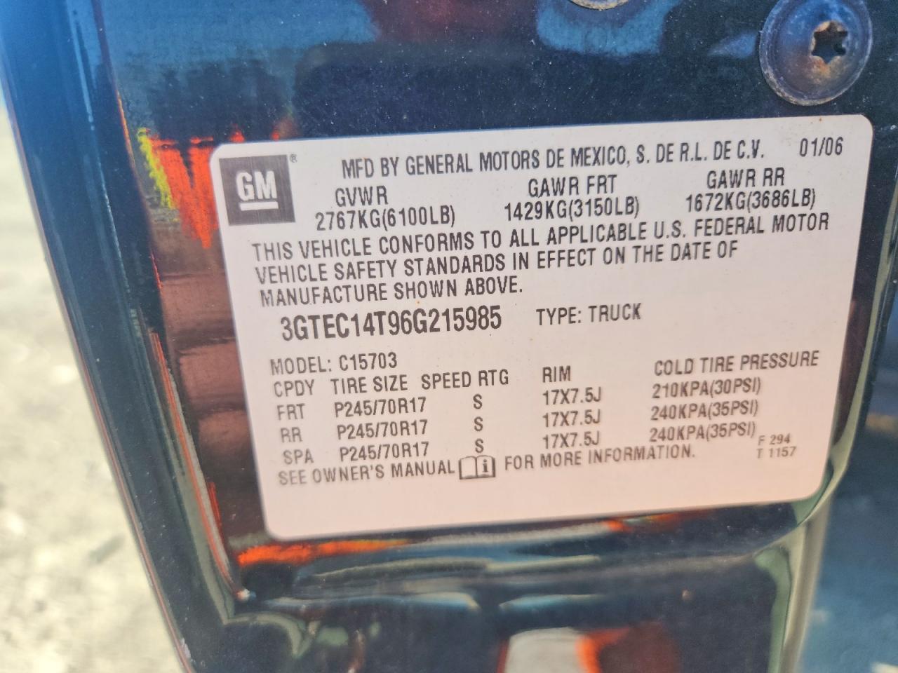 2006 GMC New Sierra C1500