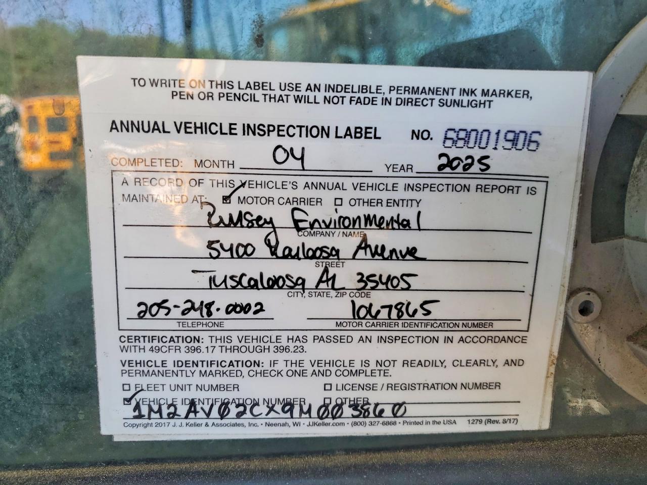 2009 Mack 600 MRU600