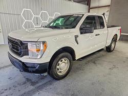 Salvage trucks for sale at Dunn, NC auction: 2021 Ford F150 Super Cab