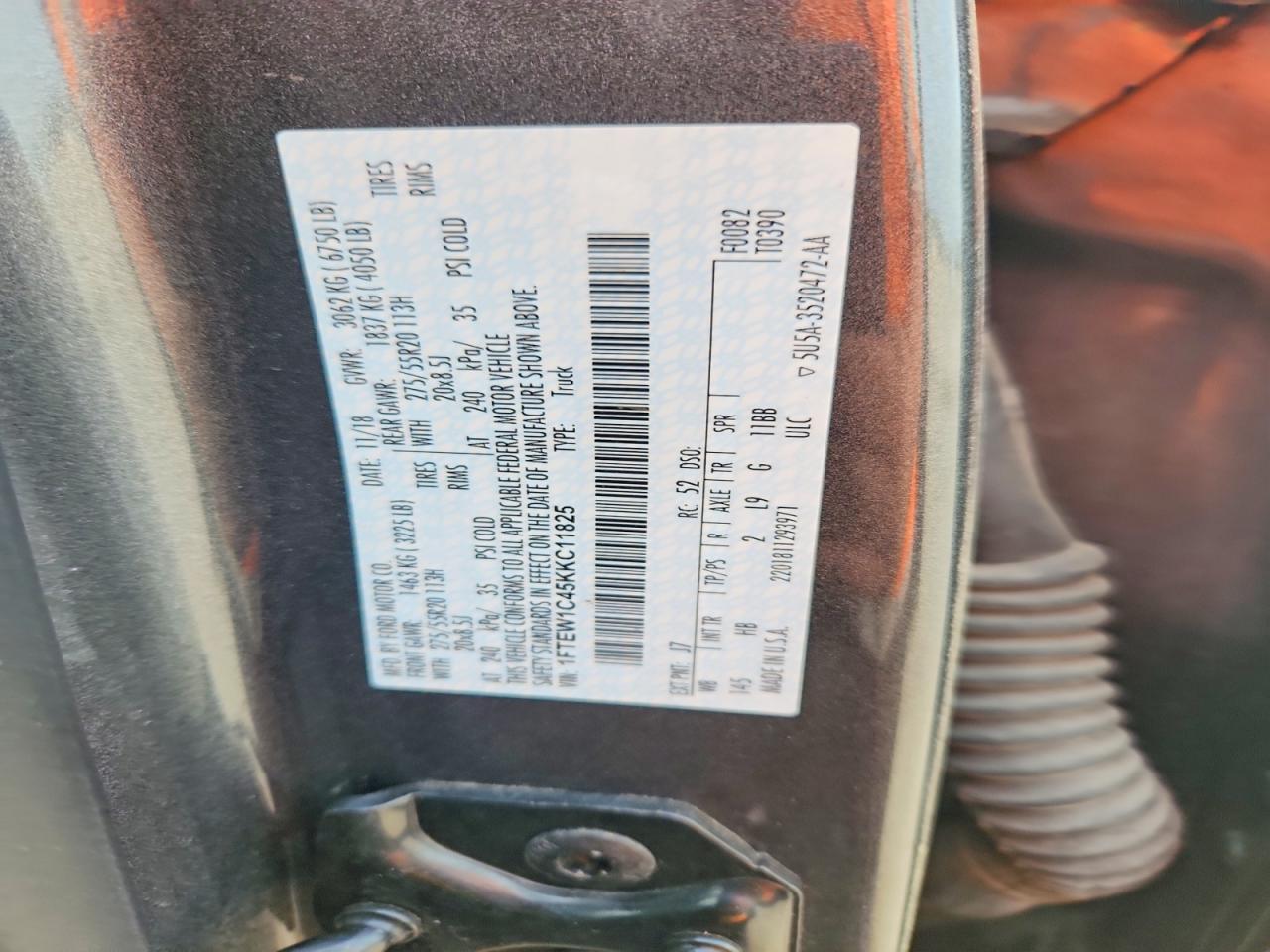 2019 Ford F150 Supercrew