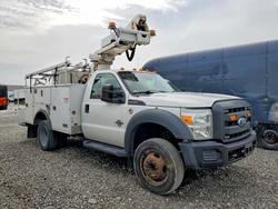 Salvage cars for sale from Copart Leroy, NY: 2014 Ford F450 Super Duty Bucket Truck