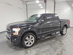 Ford salvage cars for sale: 2016 Ford F150 Supercrew