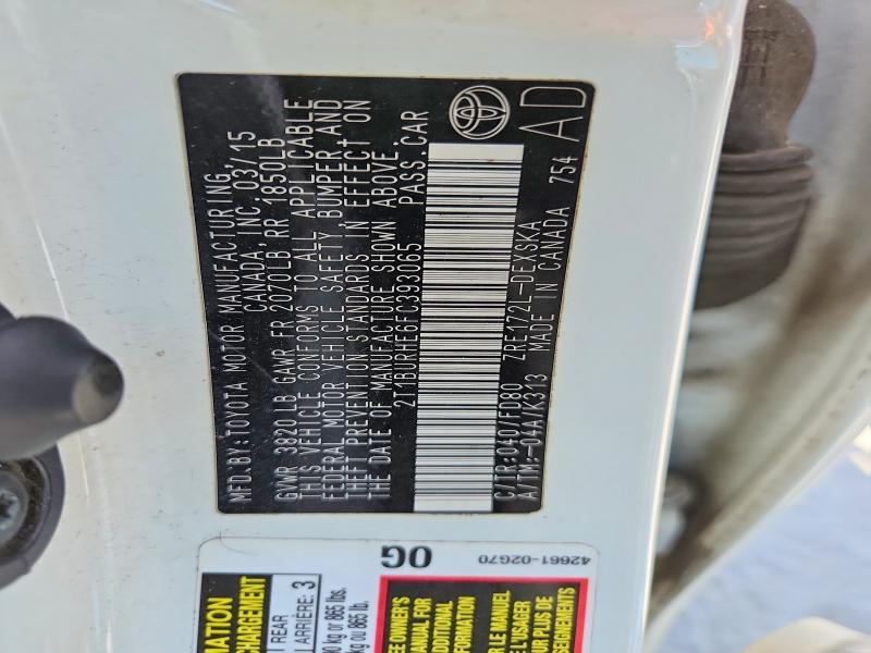 2015 Toyota Corolla s