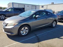 Salvage cars for sale from Copart Vallejo, CA: 2013 Honda Civic lx