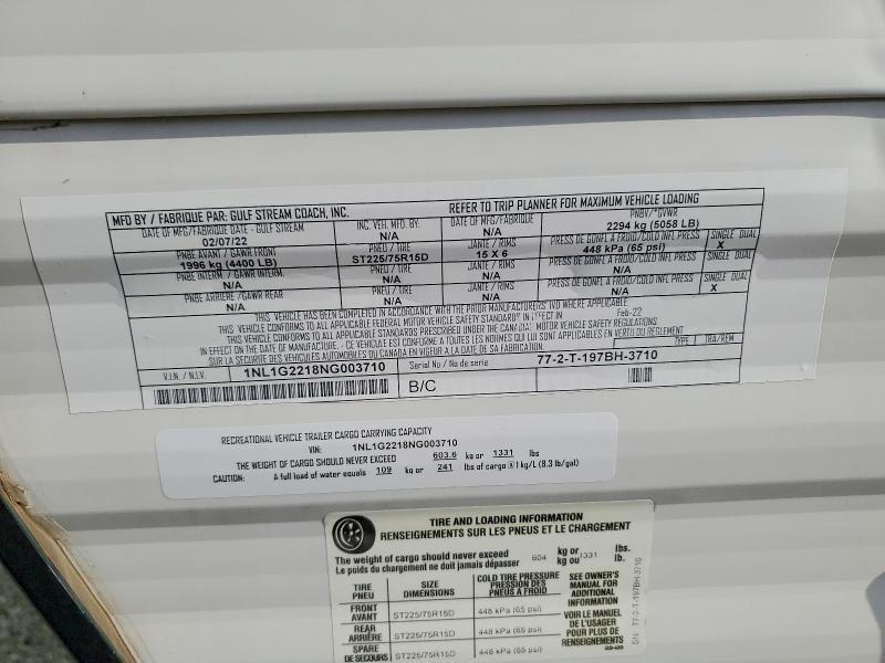 2022 Gulf Stream Ameri Lite 197BH