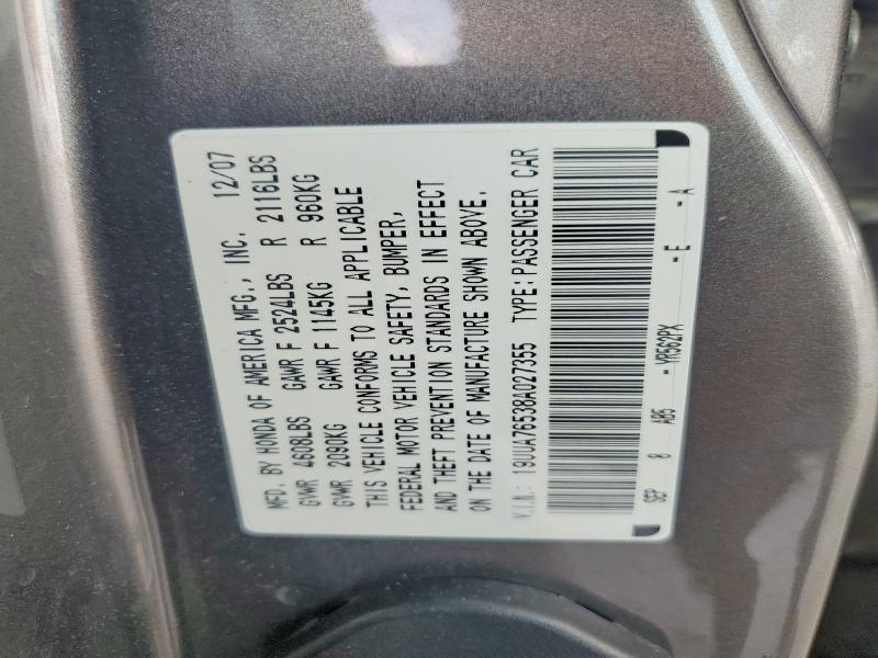 2008 Acura Tl Type s
