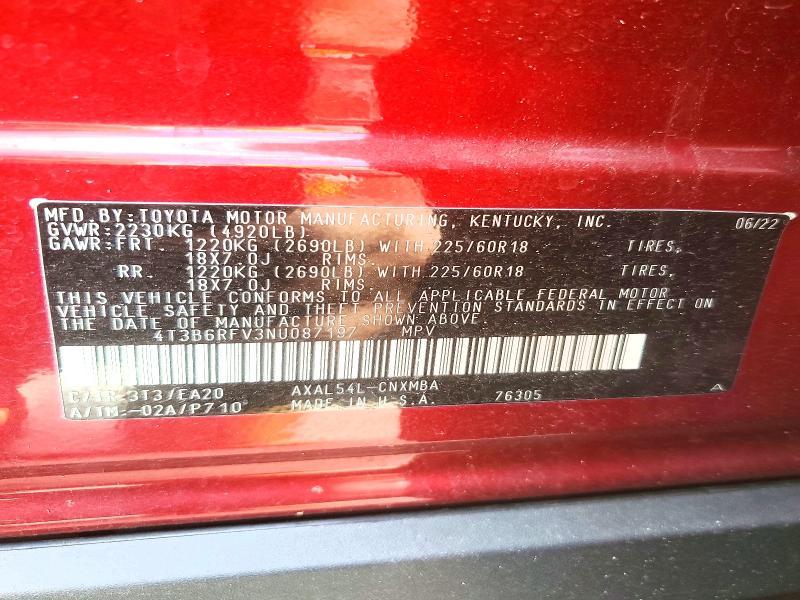 2022 Toyota Rav4 xle Premium