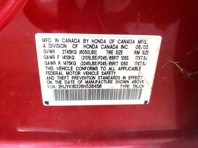 2006 Honda Ridgeline RT