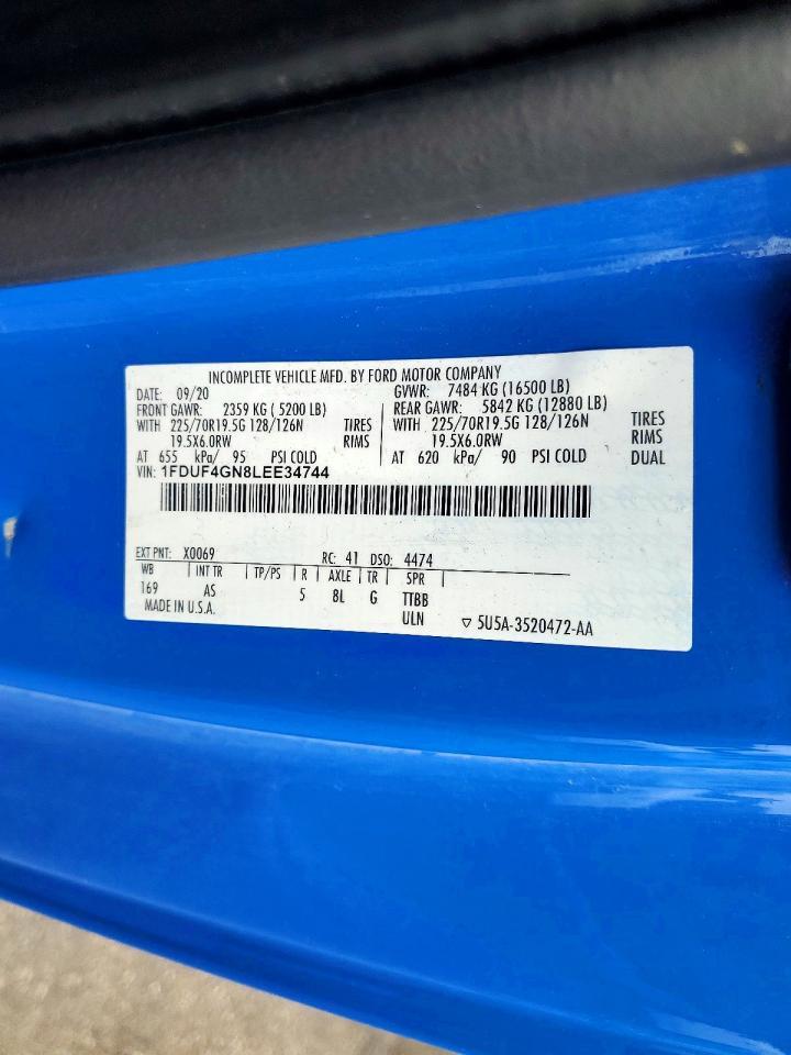 2020 Ford F450 Super Duty BOX Truck