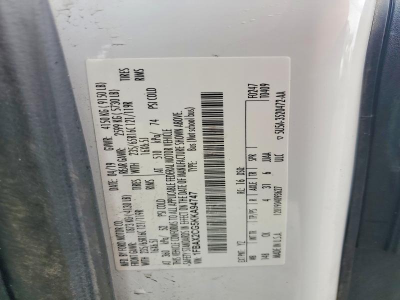 2019 Ford Transit T-350