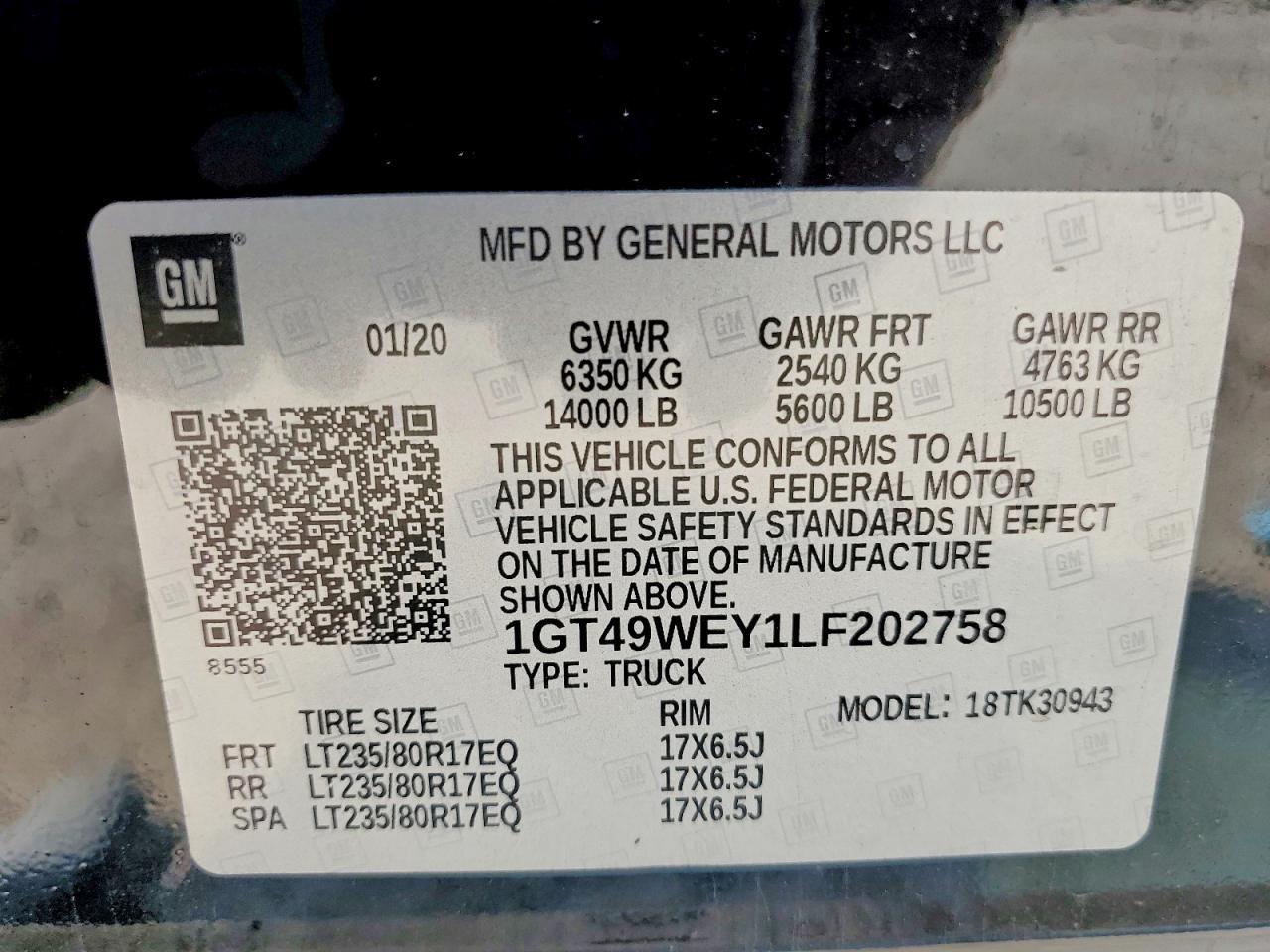 2020 GMC Sierra K3500 Denali