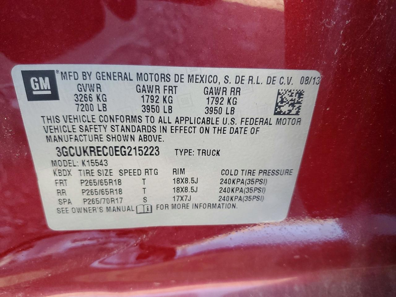 2014 Chevrolet Silverado K1500 LT