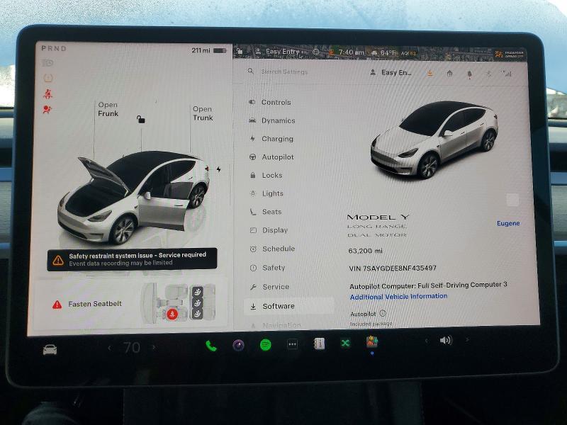 2022 Tesla Model y
