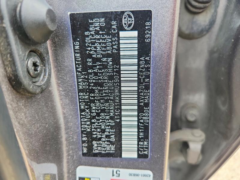 2021 Toyota Camry le