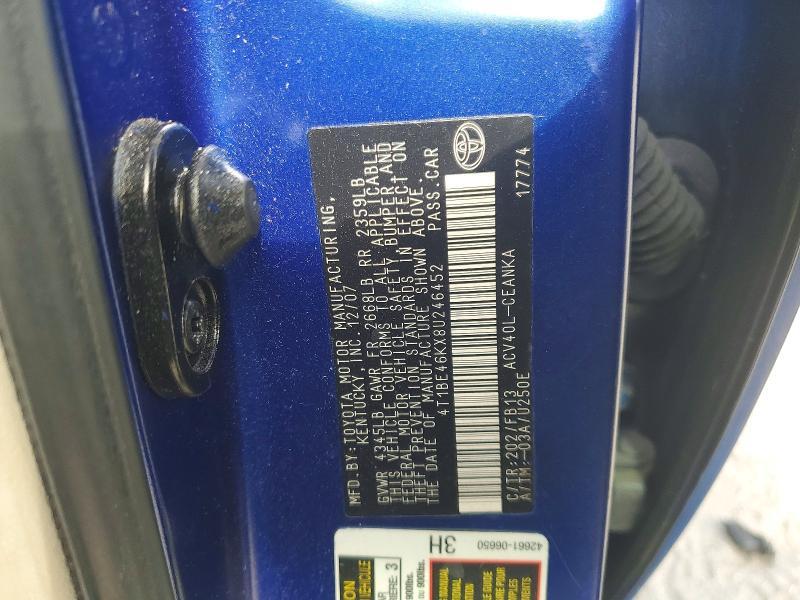 2008 Toyota Camry le