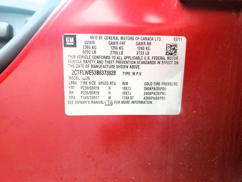 2011 GMC Terrain slt