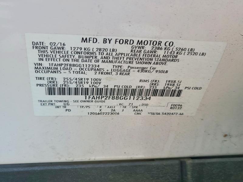 2016 Ford Taurus Limited