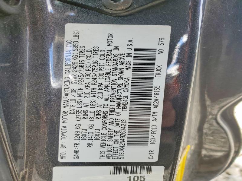 2009 Toyota Tacoma Access cab