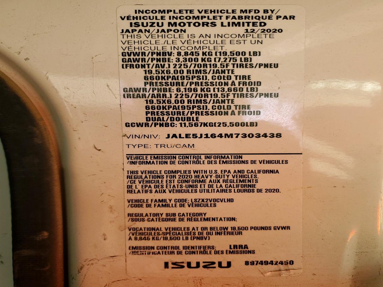 2021 Isuzu NRR