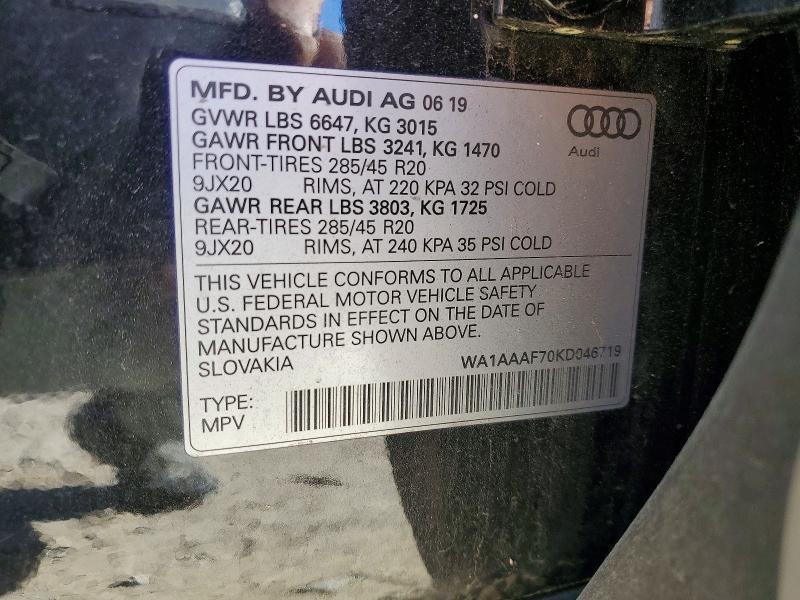 2019 Audi Q7 Premium