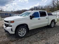 Salvage trucks for sale at West Mifflin, PA auction: 2021 Chevrolet Silverado K1500 Custom