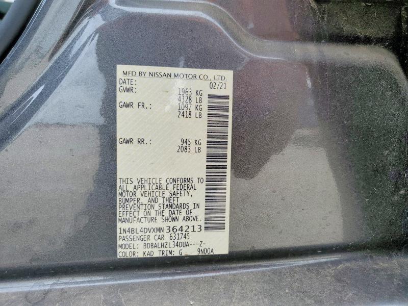 2021 Nissan Altima 2.5 sv