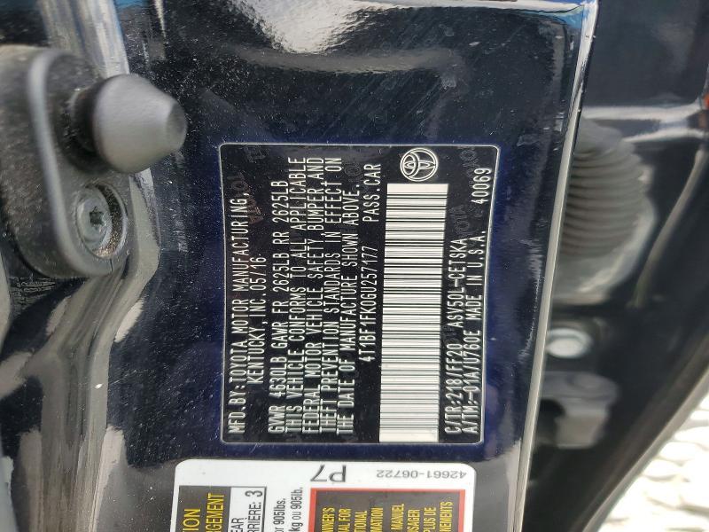 2016 Toyota Camry se