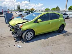 Vehiculos salvage en venta de Copart Miami, FL: 2016 Toyota Prius c one