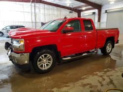 Salvage trucks for sale at Avon, MN auction: 2018 Chevrolet Silverado K1500 LT