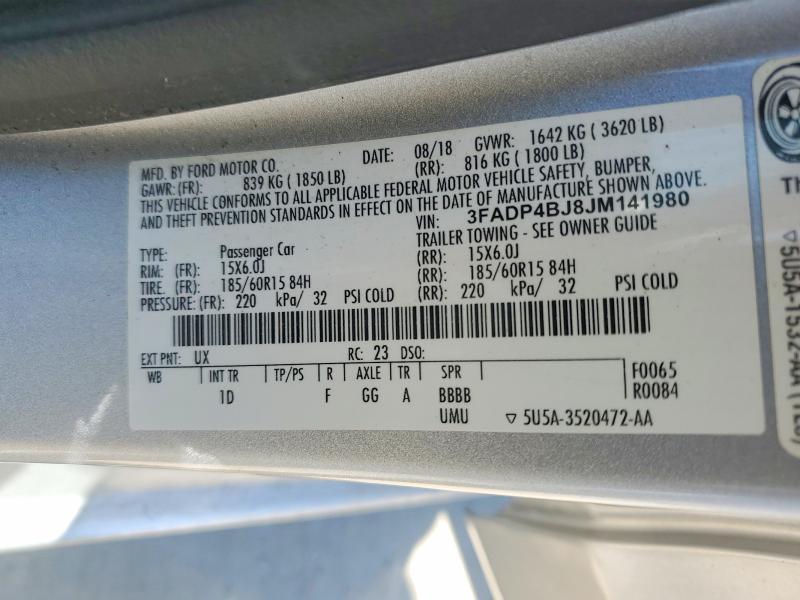 2018 Ford Fiesta se