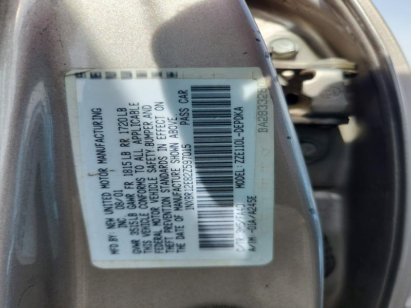 2002 Toyota Corolla le