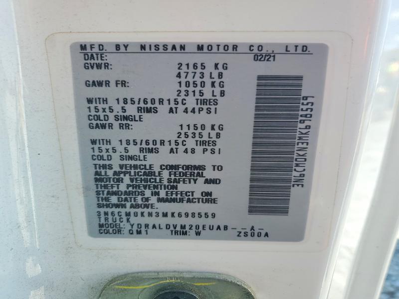 2021 Nissan NV200 S