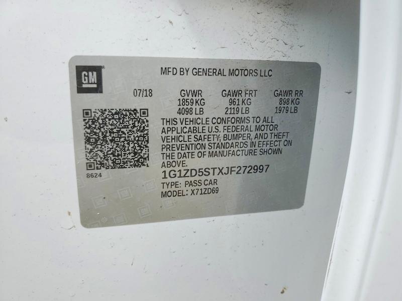 2018 Chevrolet Malibu lt