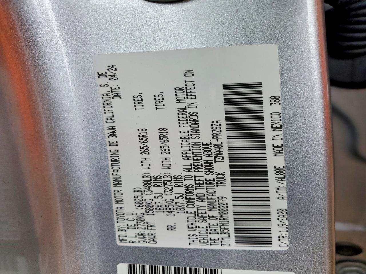 2024 Toyota Tacoma TRD Sport