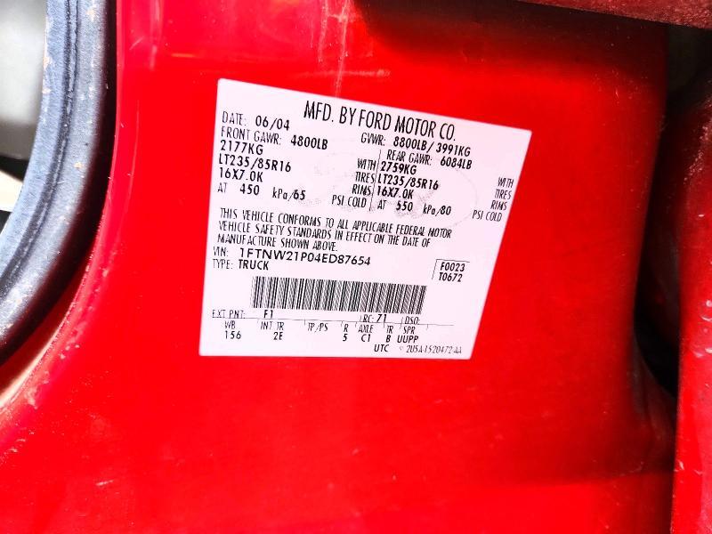 2004 Ford F250 Super Duty