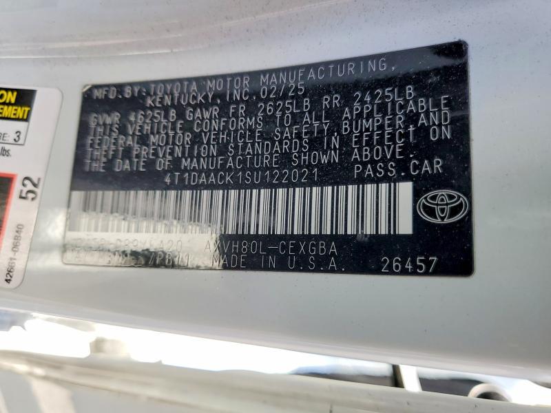 2025 Toyota Camry xle