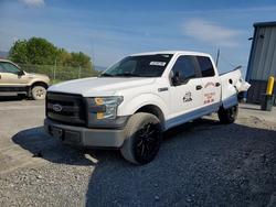 Salvage trucks for sale at Chambersburg, PA auction: 2016 Ford F150 Supercrew